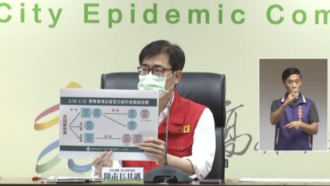 「接觸確診客」餐廳服務生染疫 陳其邁:感染源可能有兩種