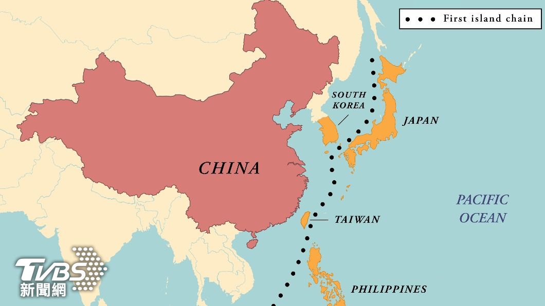 葛來儀強調台灣位於中國對美防衛線「第一島鏈」的中心位置。(示意圖/shutterstock 達志影像)