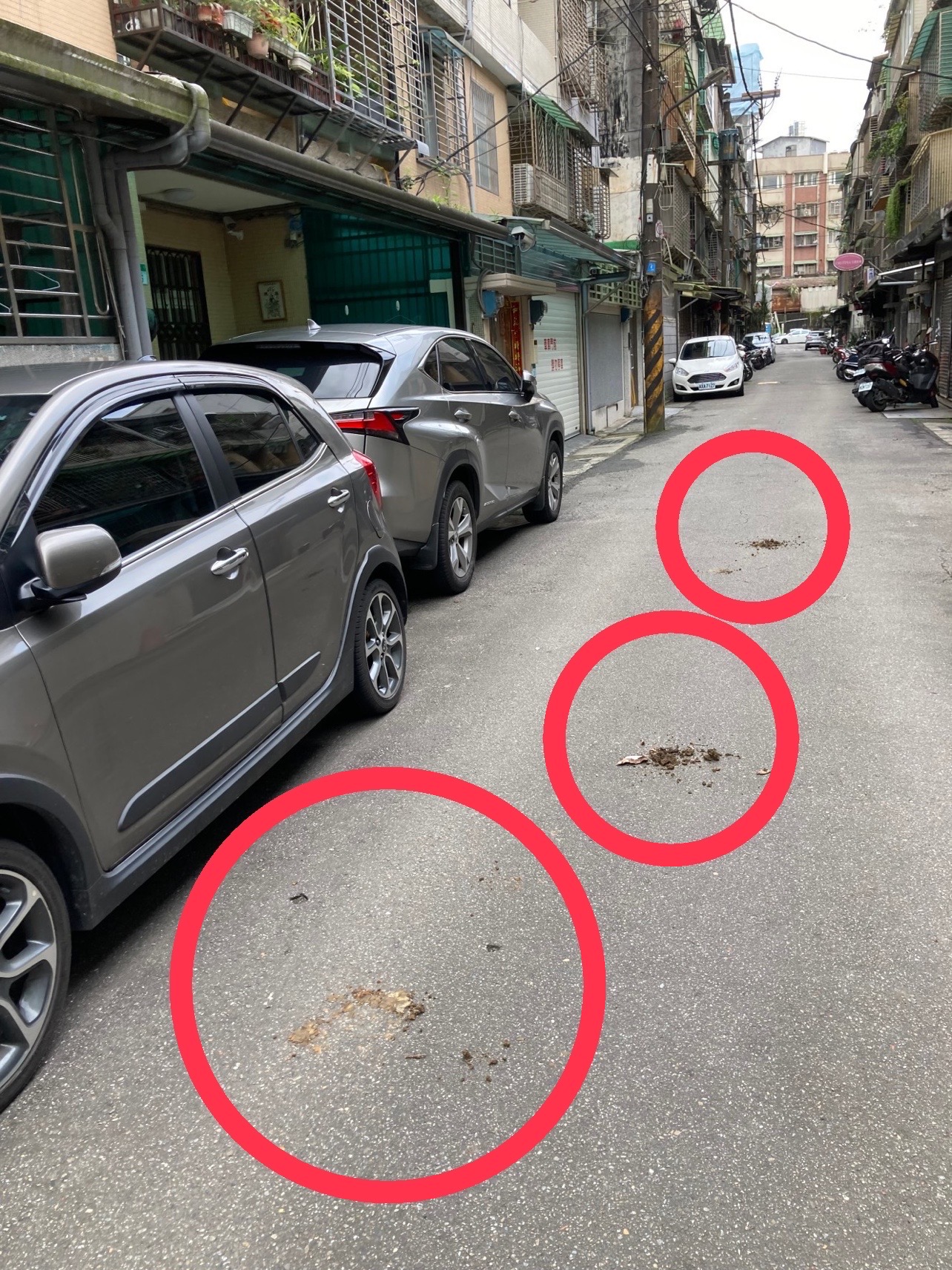 竊賊沿路掉土，里長追蹤報警逮人。圖／TVBS
