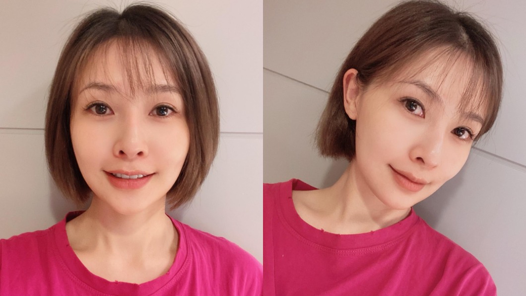 吳婉君把瀏海剪短變年輕了。(圖/翻攝自吳婉君FB)