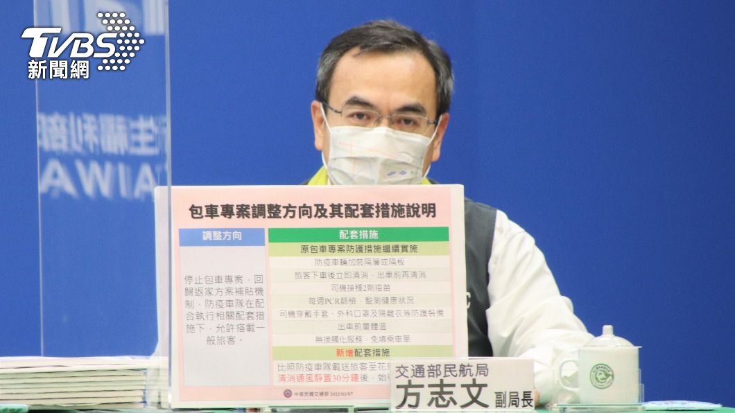 民航局副局長方志文。（圖／指揮中心）
