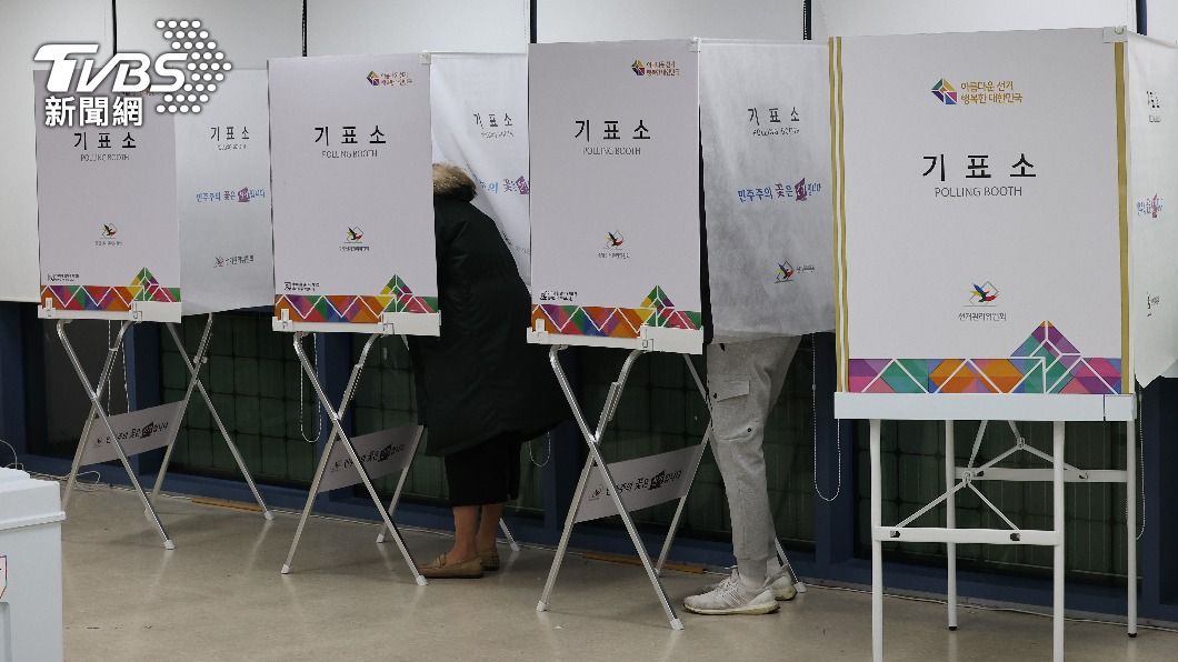 南韓總統大選今日舉行正式投票。(圖/達志影像歐新社)