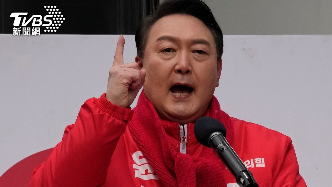 韓國總統候選人尹錫悅。(圖/達志影像美聯社)
