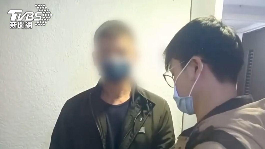 警方逮到犯嫌。(圖/TVBS)
