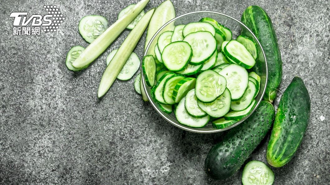 小黃瓜有助於減少膽固醇。(示意圖/shutterstock達志影像)