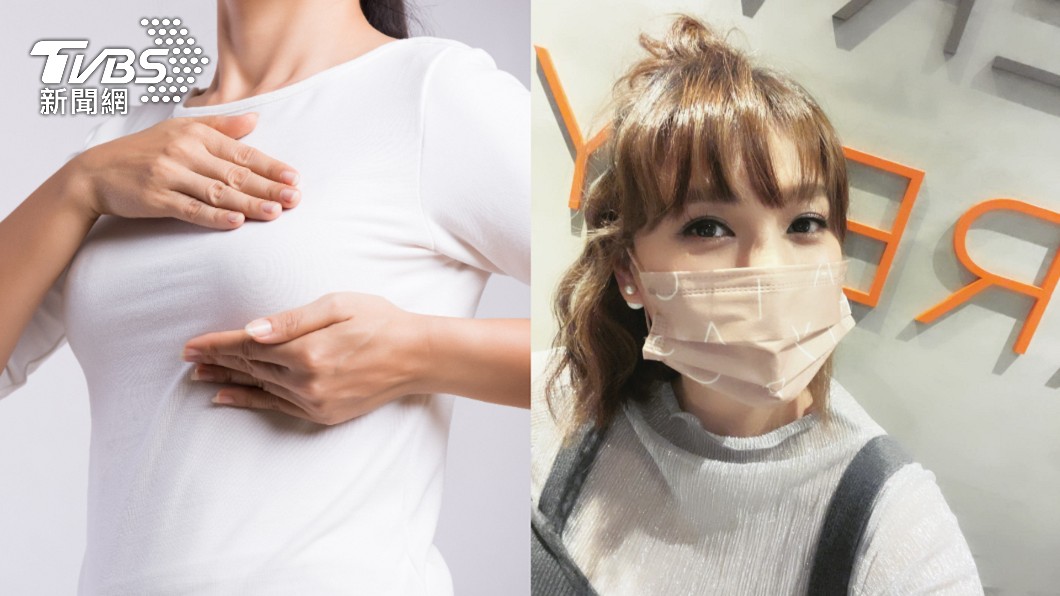 朱芯儀罹患乳癌。（圖／shutterstock達志影像、翻攝自朱芯儀Facebook）