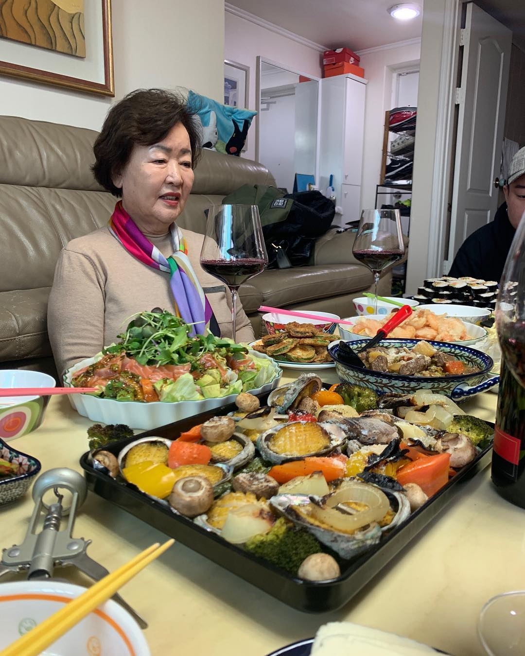 具俊曄媽媽個性傳統威嚴。(圖/翻攝自具俊曄IG)