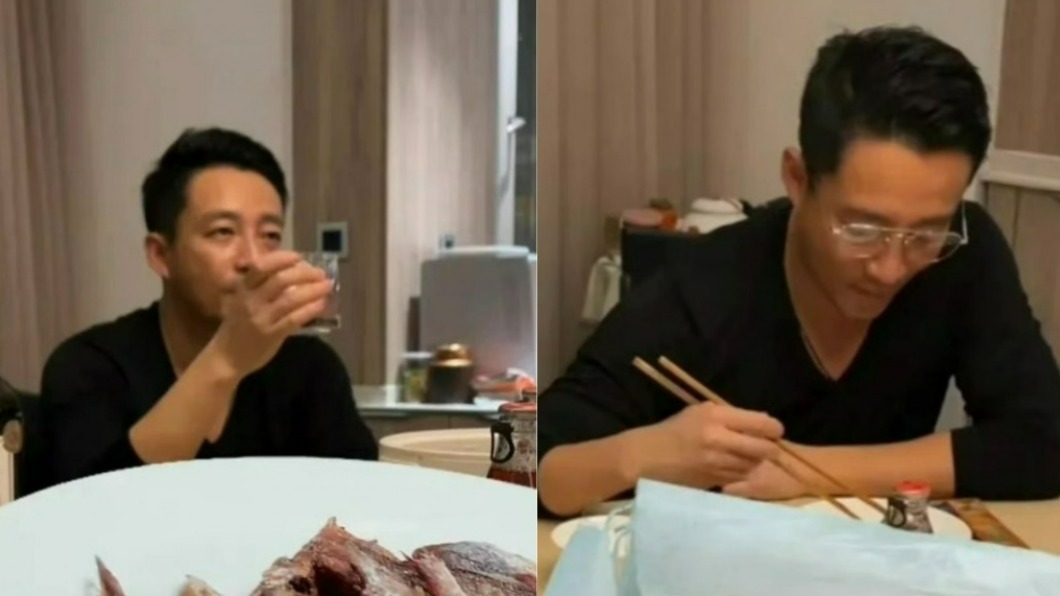 汪小菲今日依舊在抖音上開直播，不過他的神情相當憔悴。（圖／翻攝自麻六記抖音）