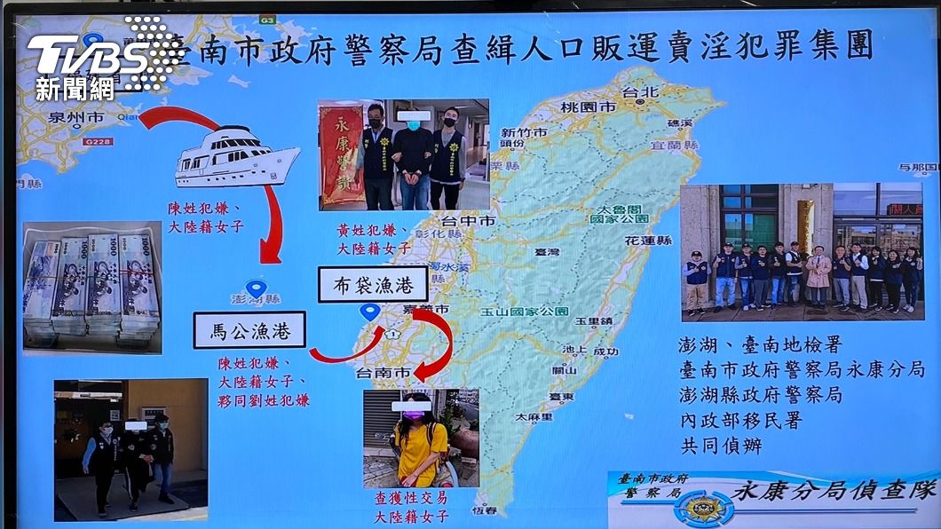 該集團利用澎湖當中繼站。（圖／TVBS）