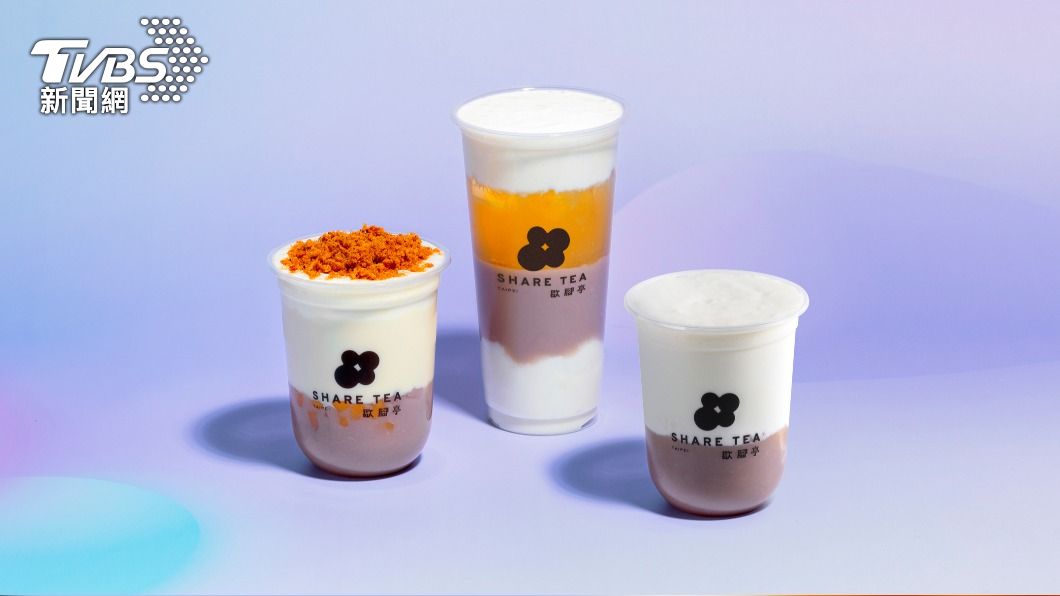 手搖飲SHARE TEA歇腳亭則推出圓芋宙系列飲品。（圖／聯發國際提供）