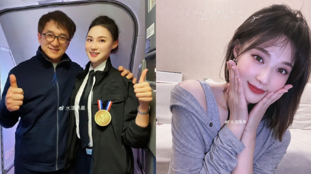 成龍親摟正妹空姐合影！　女方羞認：要了我地址電話