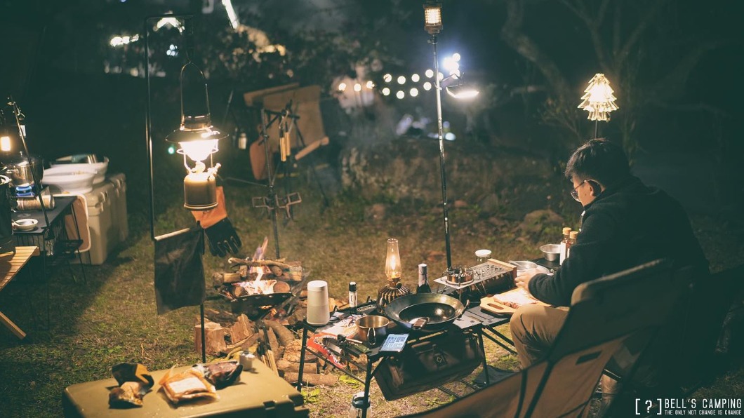 Bell's Camping 貝爾風格露營頻道剪輯具質感風格。（圖／翻攝自Bell's Camping 貝爾風格露營臉書）