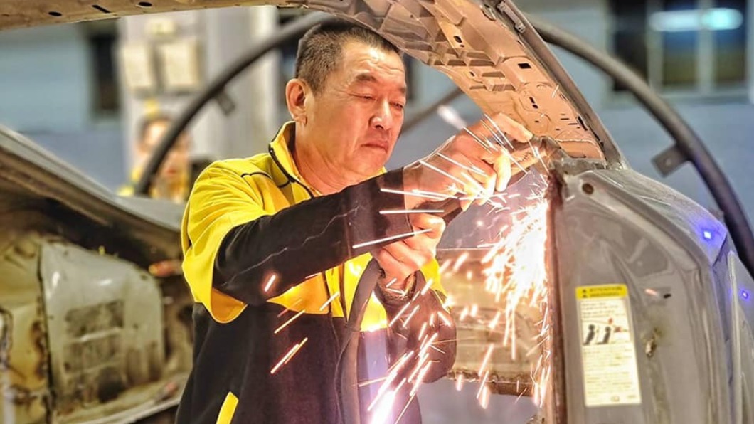 廖老大賽車經驗達30年。（圖／翻攝自賽車教父-廖老大臉書）