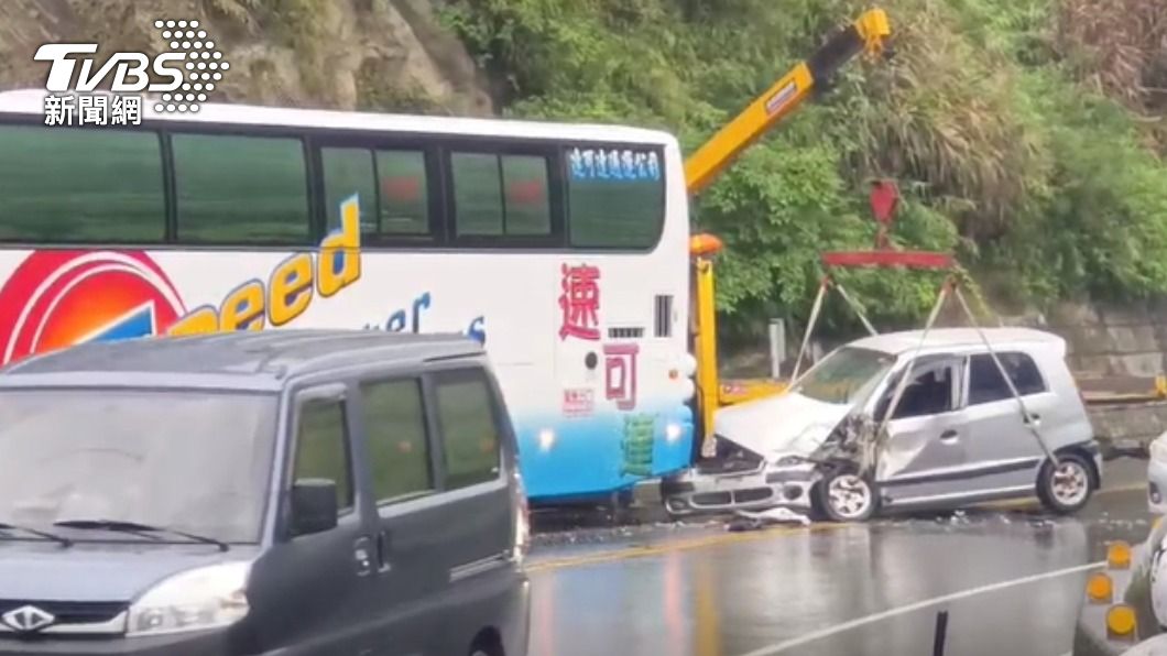 車禍現場。(圖/TVBS)