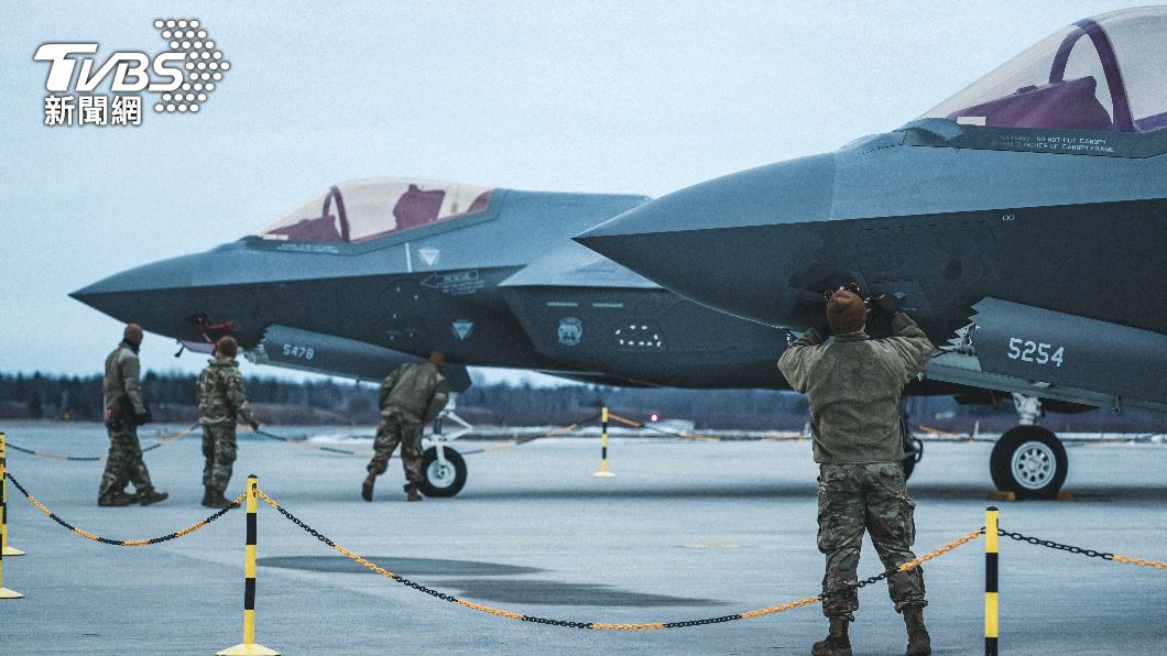 美國2架F-35戰機也於2月部署在愛沙尼亞。(圖/達志影像路透社)