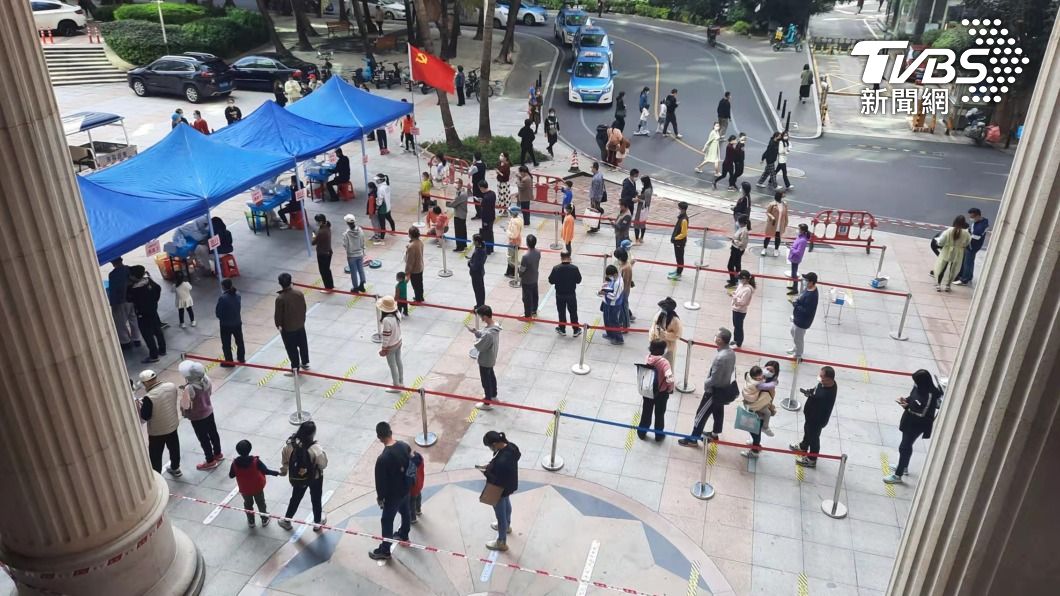 深圳當局要求居民必須天天做核酸檢測 。（圖／讀者提供）