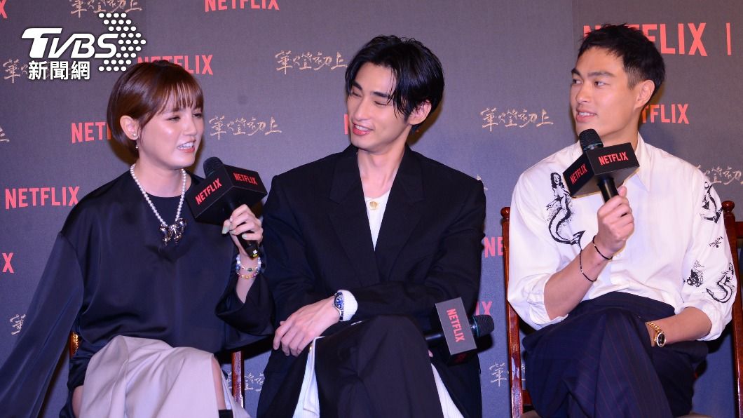 左起謝雨芝、章廣辰、楊祐寧三人組合備受外界喜愛。(圖/許方正攝)