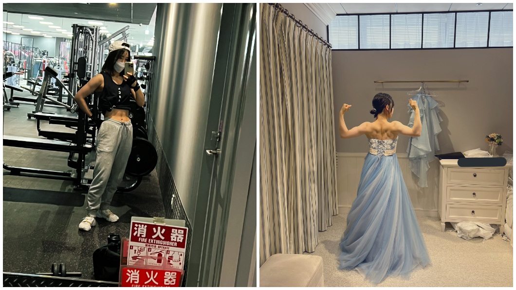 正妹愛重訓練出超狂背肌 反差萌婚紗照網笑:最猛新娘