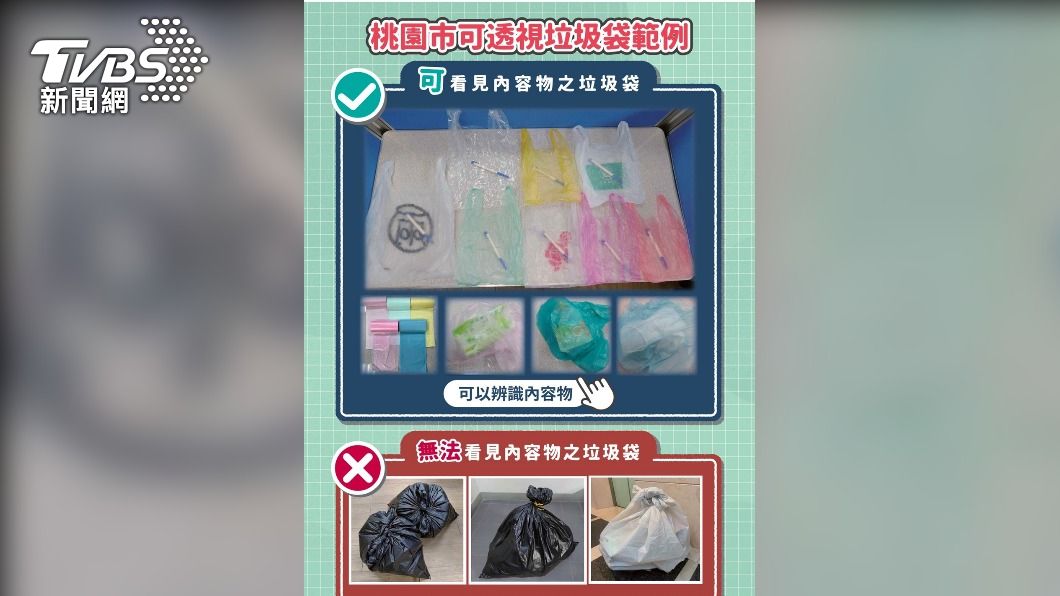 桃園推動廚餘全回收 4/1起用可透視垃圾袋