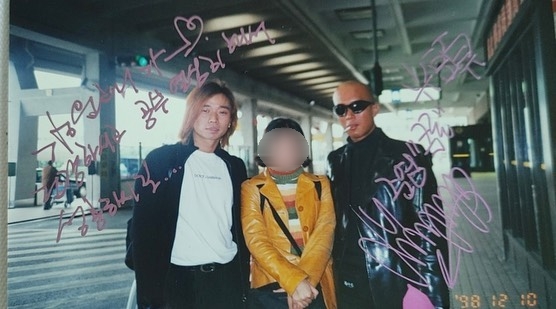 姜元來曬出「酷龍」來台的合照。(圖/翻攝自姜元來臉書)