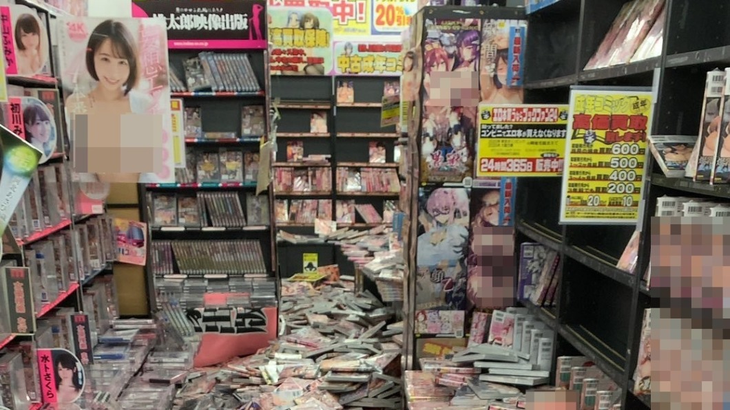 日本強震「色情雜誌」掉滿地!心碎男網友全歪樓:她是誰