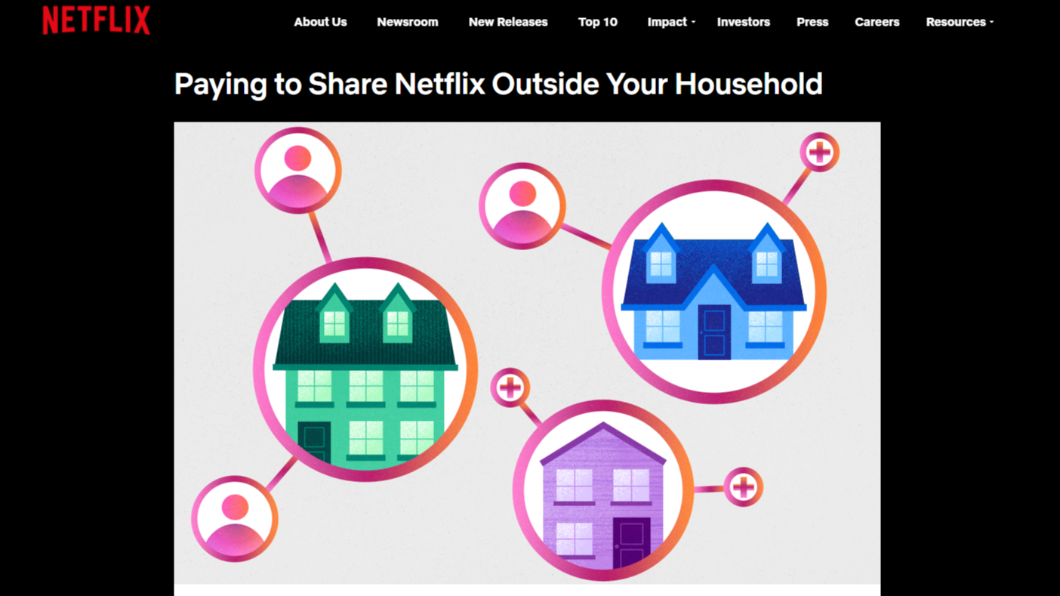 Netflix公布最新收費政策。(圖/翻攝自Netflix網站)