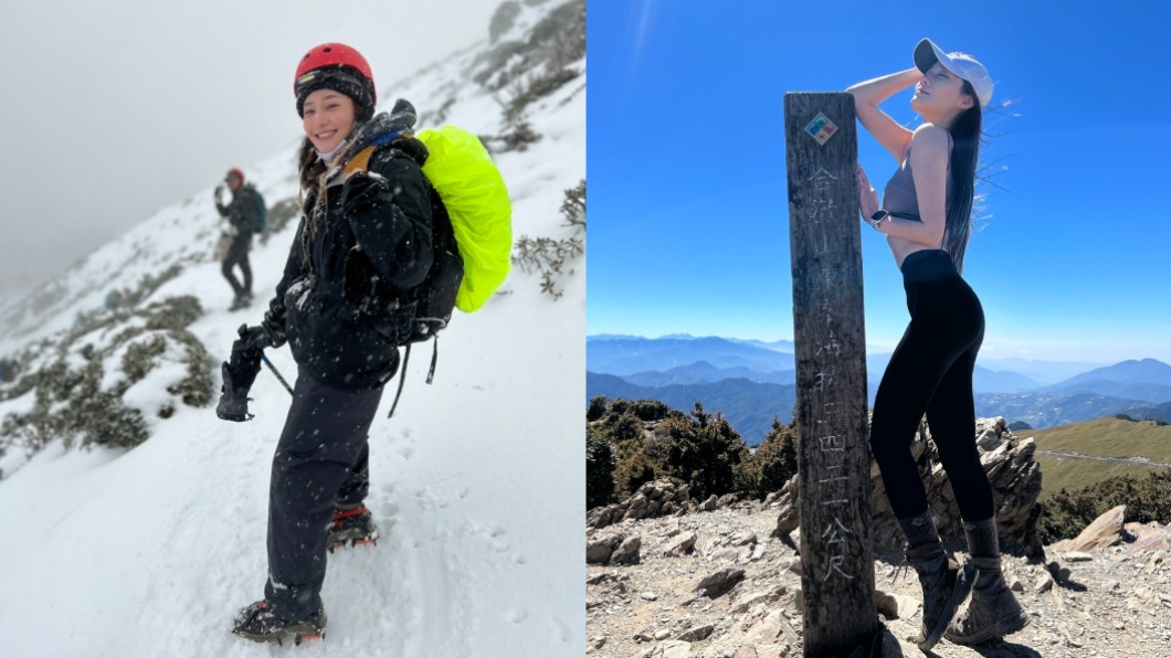 周西西喜愛登山。(圖/大海娛樂提供)