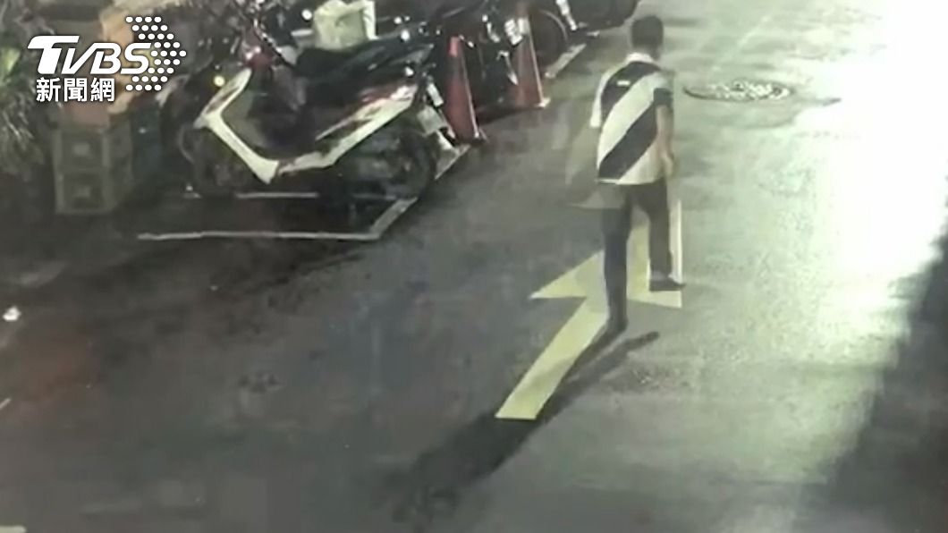 呂姓駕駛肇事後逃逸。(圖/TVBS)