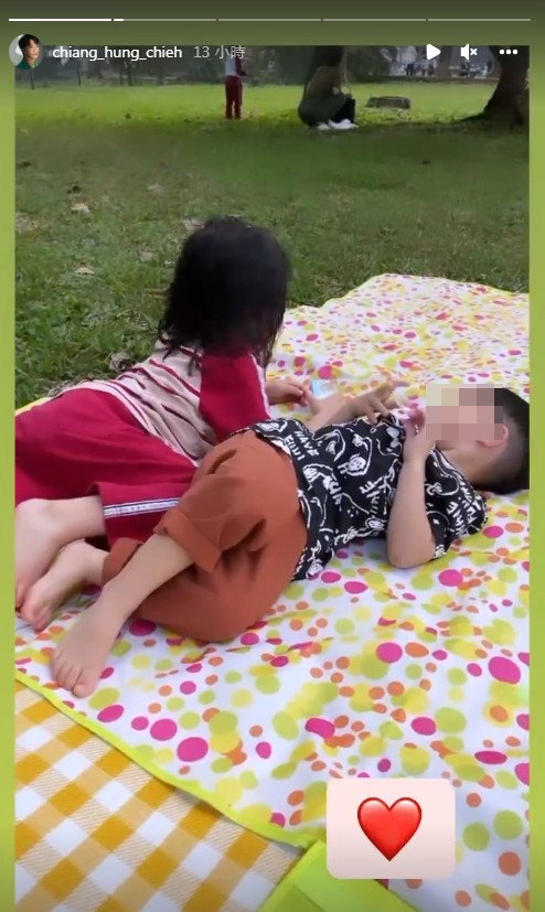前妻爆出婚內出軌,江宏傑仍專注於家庭並帶孩子出遊。(圖/翻攝自江宏傑IG)
