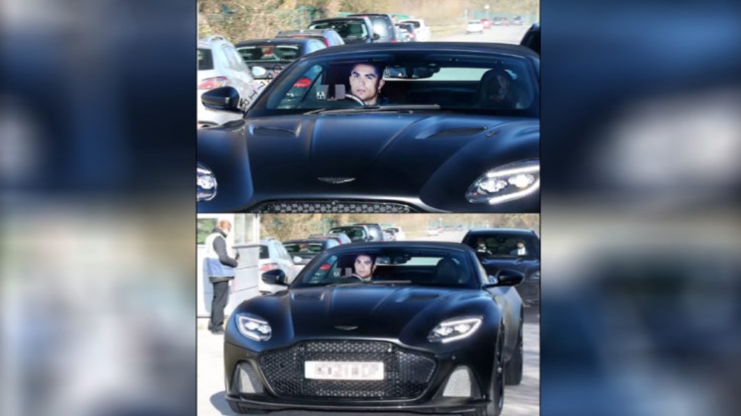 近日C羅駕駛著DBS Superleggera Volante到球場練習。(圖片來源/翻攝自IG@cr7ir)