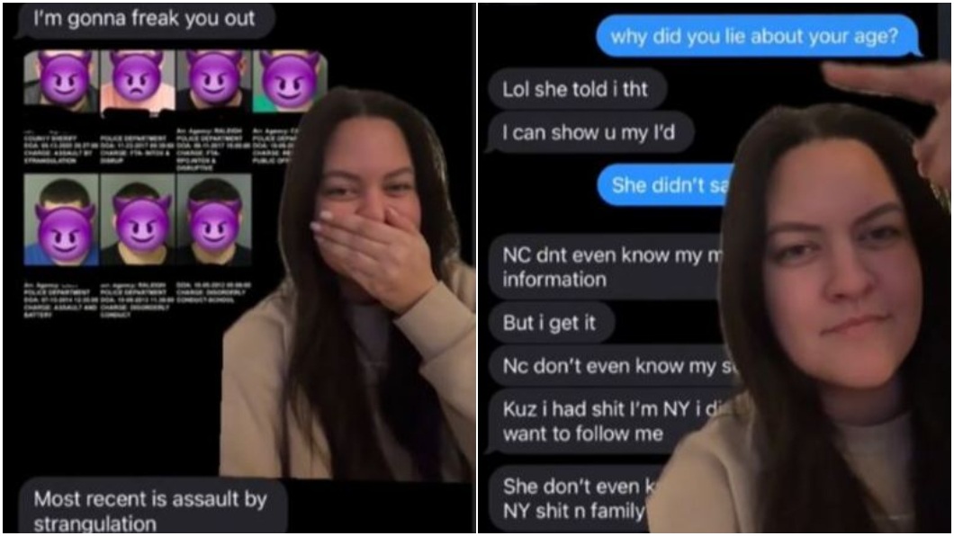 女網友之後與對方分手並在抖音上分享此事。(圖/翻攝自TikTok)