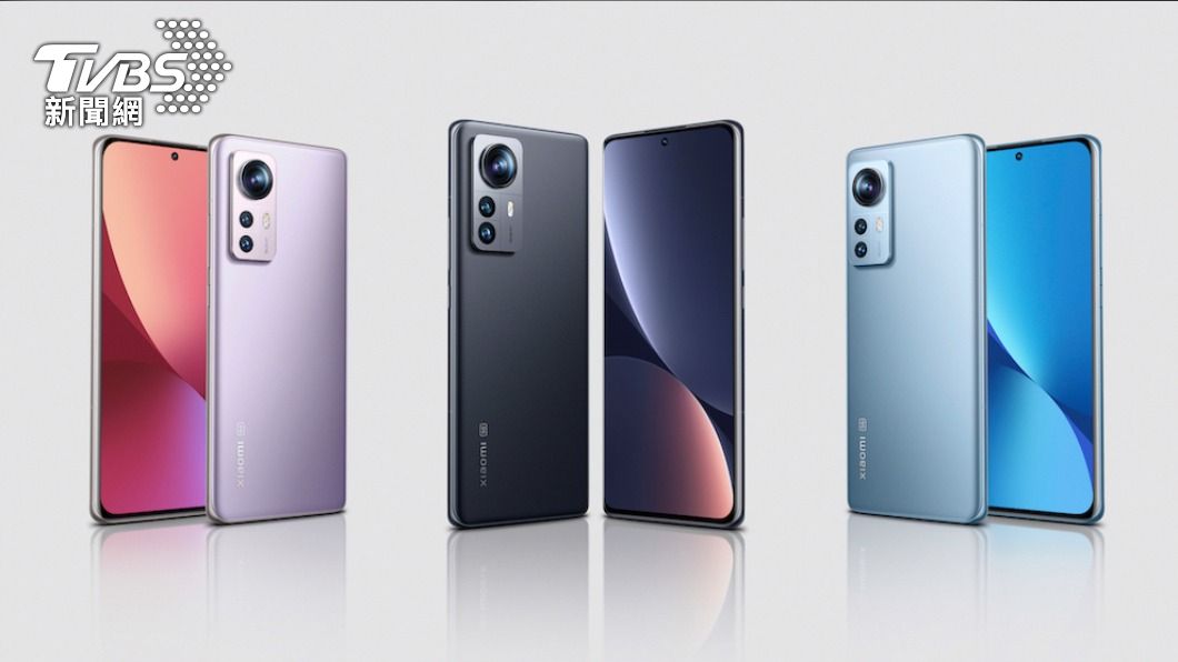 Xiaomi 12 Pro、Xiaomi 12 和Xiaomi 12X。（圖／小米提供）