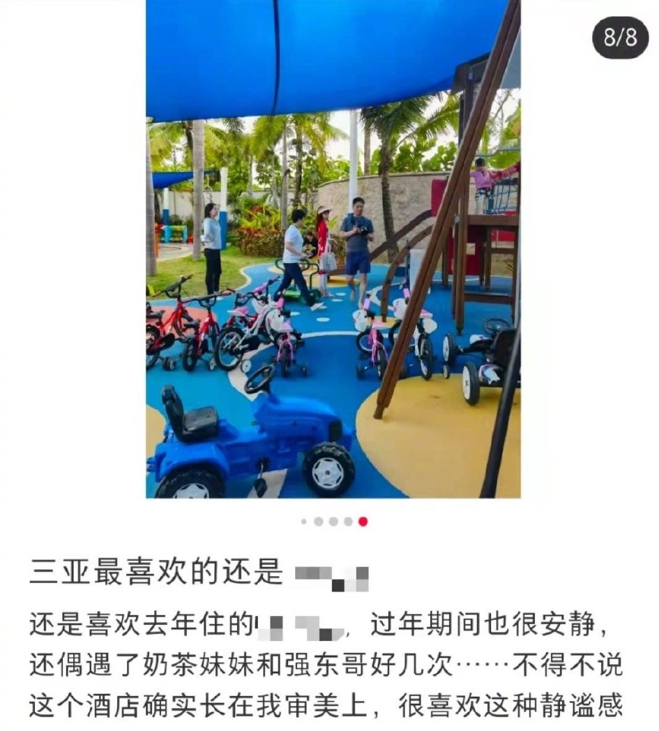 網友巧遇劉強東、章澤天。(圖/翻攝自微博)