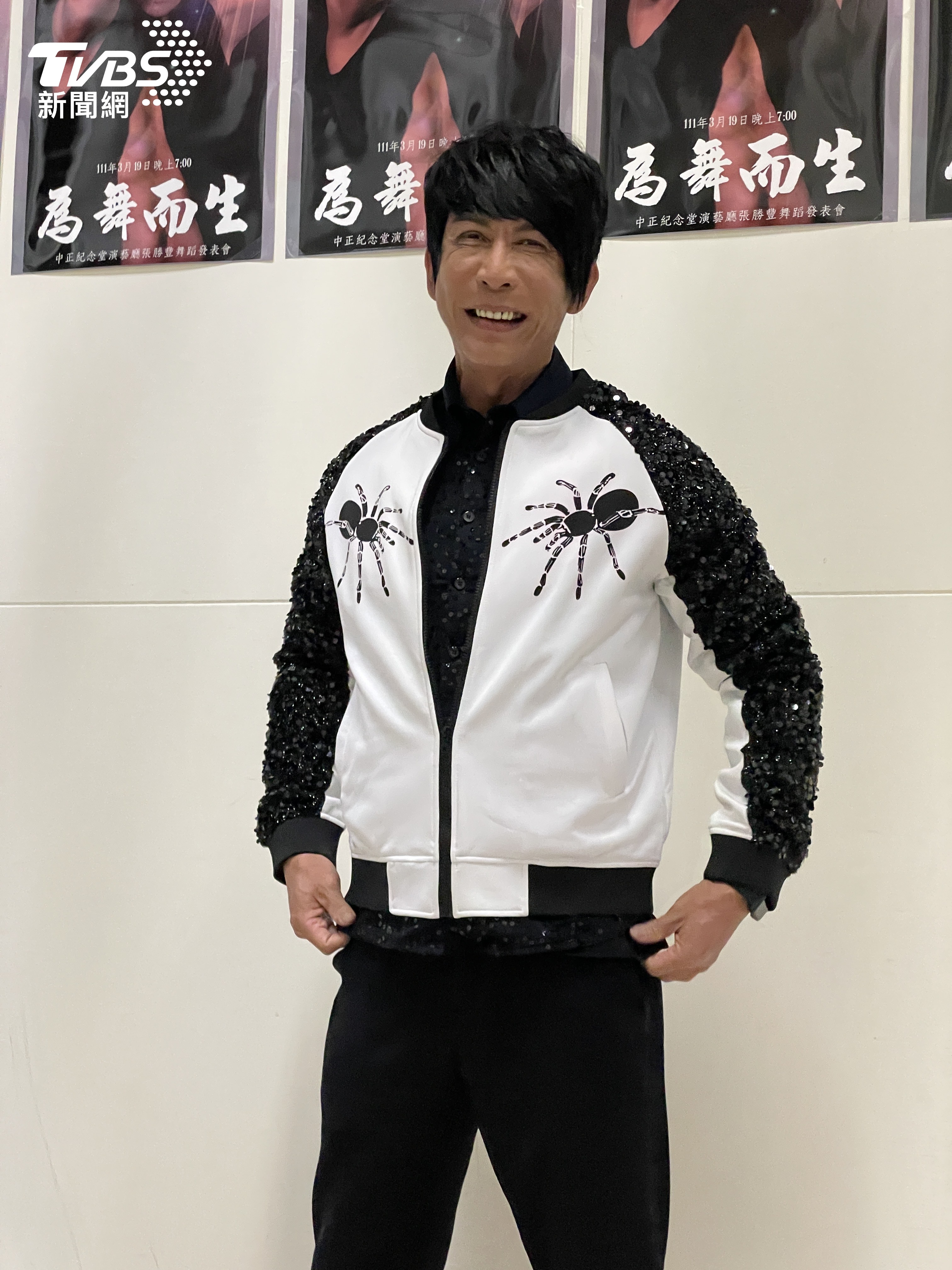 張勝豐氣色狀態非常好。(圖/王翊綺攝)