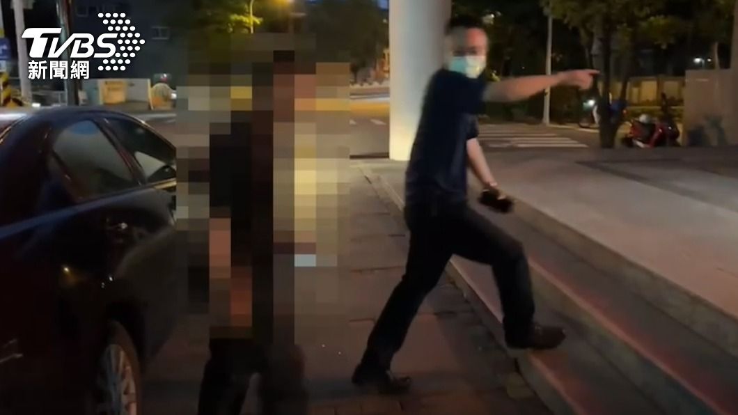 警方表示,肇事司機第一時間相當錯愕。(圖/TVBS)