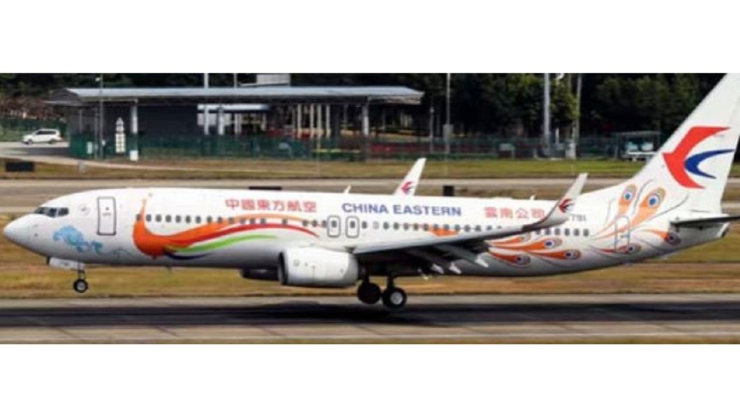 東方航空1架737客機昨天失事。(圖/翻攝自微博新浪新闻)