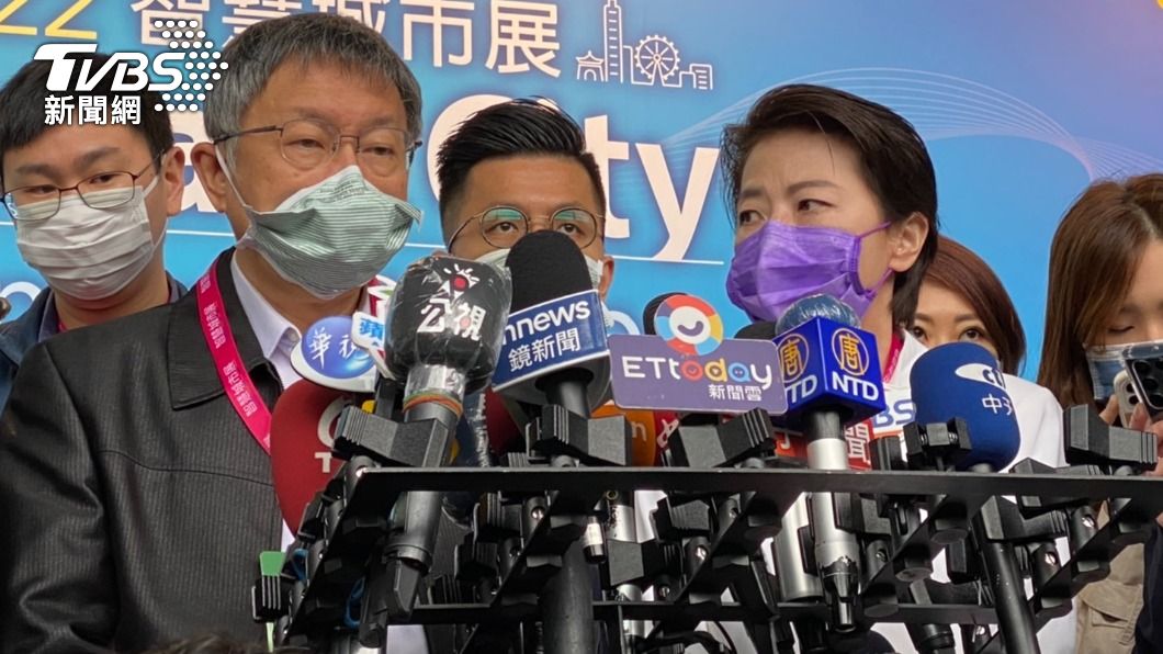 北市副市長黃珊珊今（22）日表示的確派了聯合醫院去做採檢。（圖／TVBS）