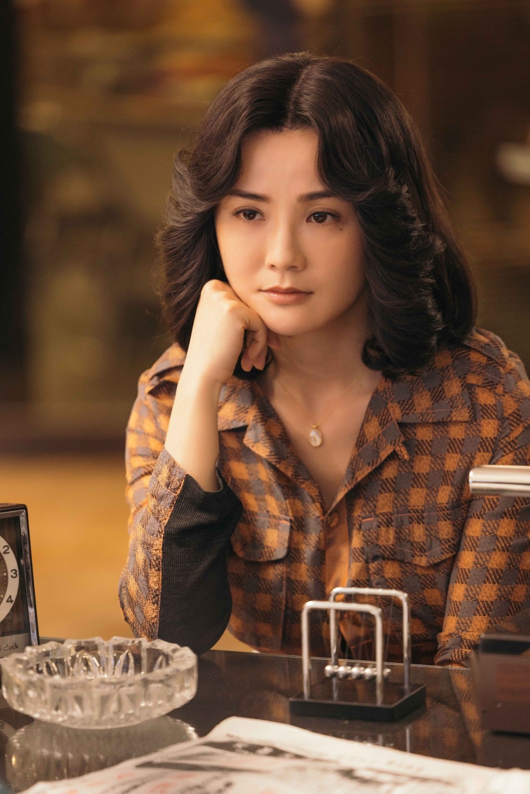 港星蔡卓妍（阿Sa）在《金手指》飾演女主角。（圖／翻攝自英皇電影臉書）
