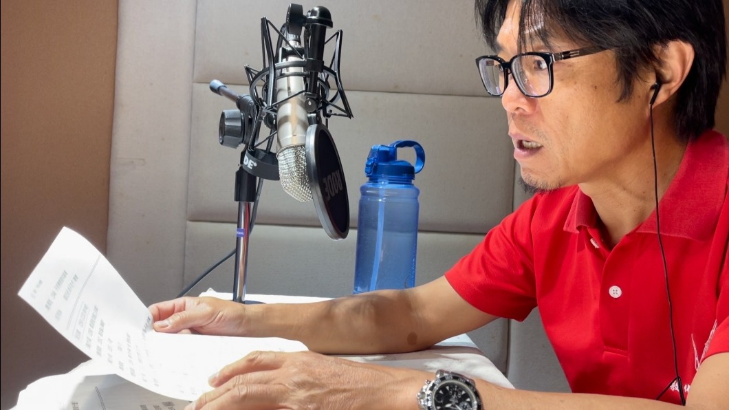 劉明勳是專業的配音員。（圖／劉明勳提供）