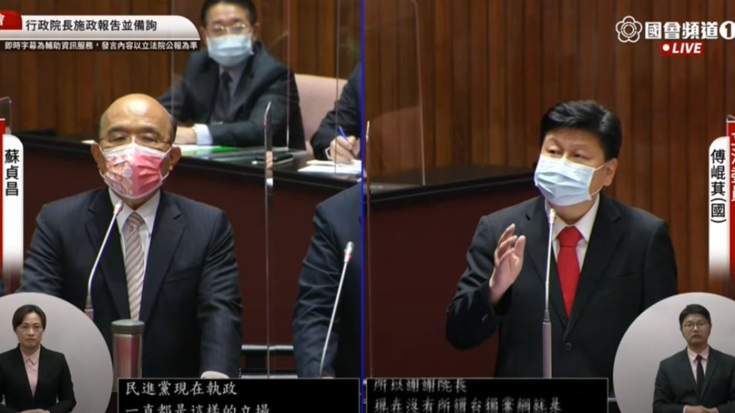 傅崐萁喊買「這些」武器 蘇貞昌酸:不是在菜市場點菜