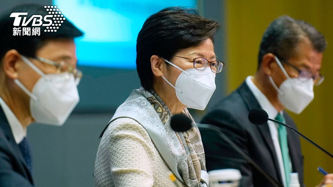 香港特首林鄭月娥昨天宣布暫緩實施全民檢測。（圖／達志影像美聯社）