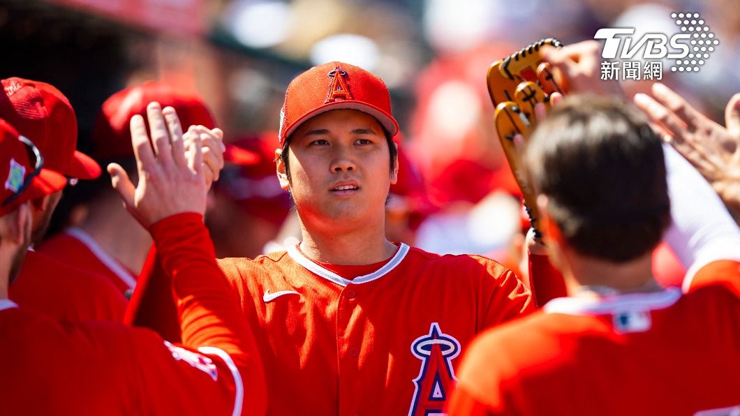 就連大谷本人也無法定義自己是投出了什麼球。（圖／達志影像路透社）