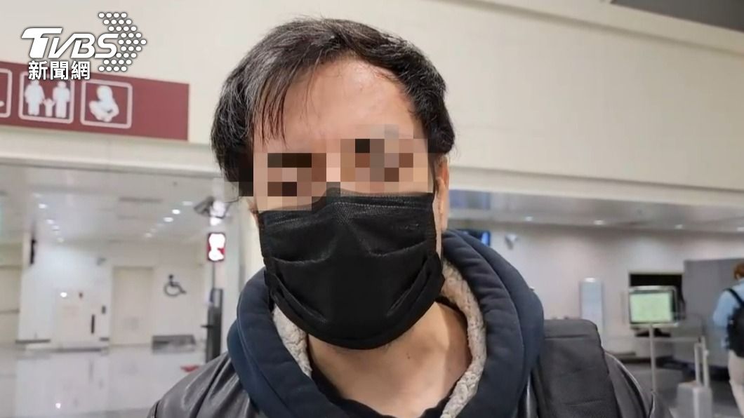 義大利富商藍男坦言對台灣司法失望。（圖／TVBS）