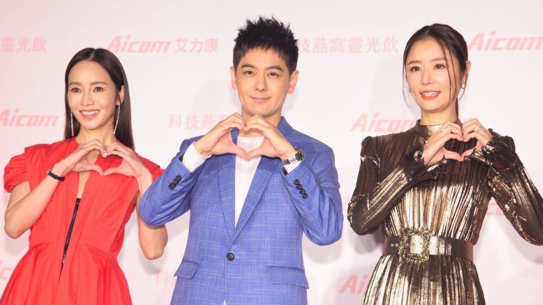 左起侯佩岑、林志穎、林心如合體出席活動。(圖/艾力康提供)