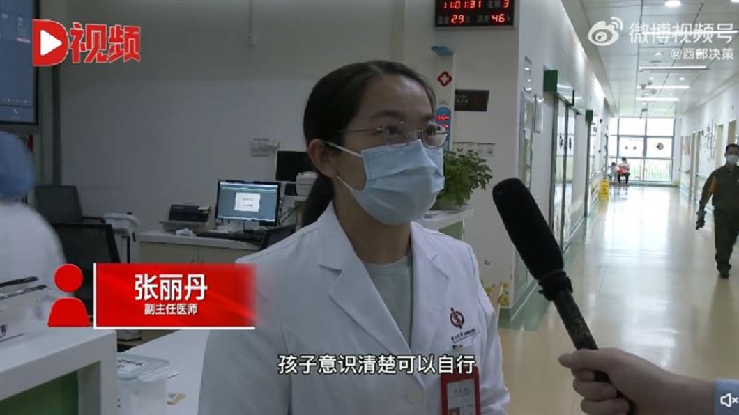 主治醫師受訪時說明當時處置狀況。（圖／翻攝自西部決策網）
