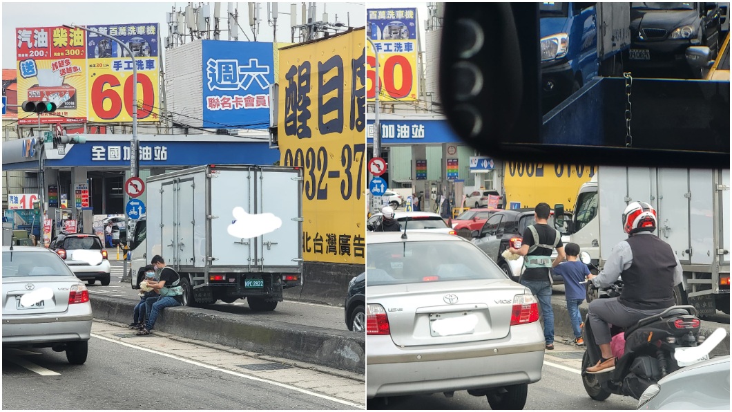 爸背兒車陣賣花有內幕?他爆「生母」私訊:小孩是借的