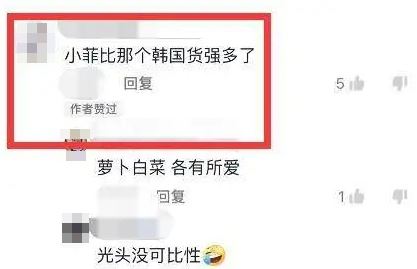 張蘭按讚的留言。(圖/翻攝自微博)