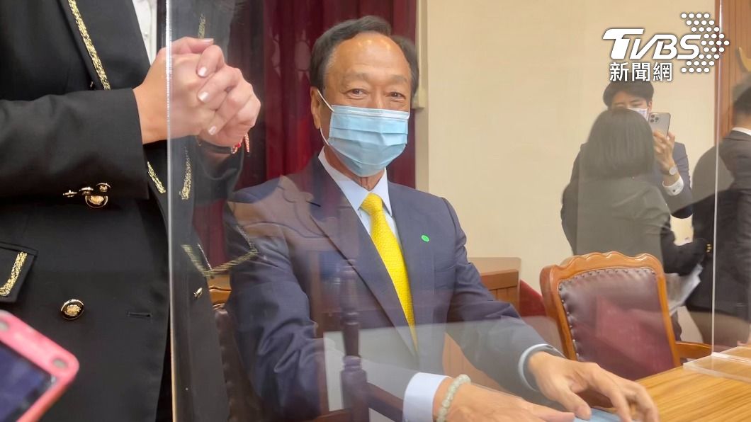現身立法院被問「2024起手式」? 郭台銘:你想太多了