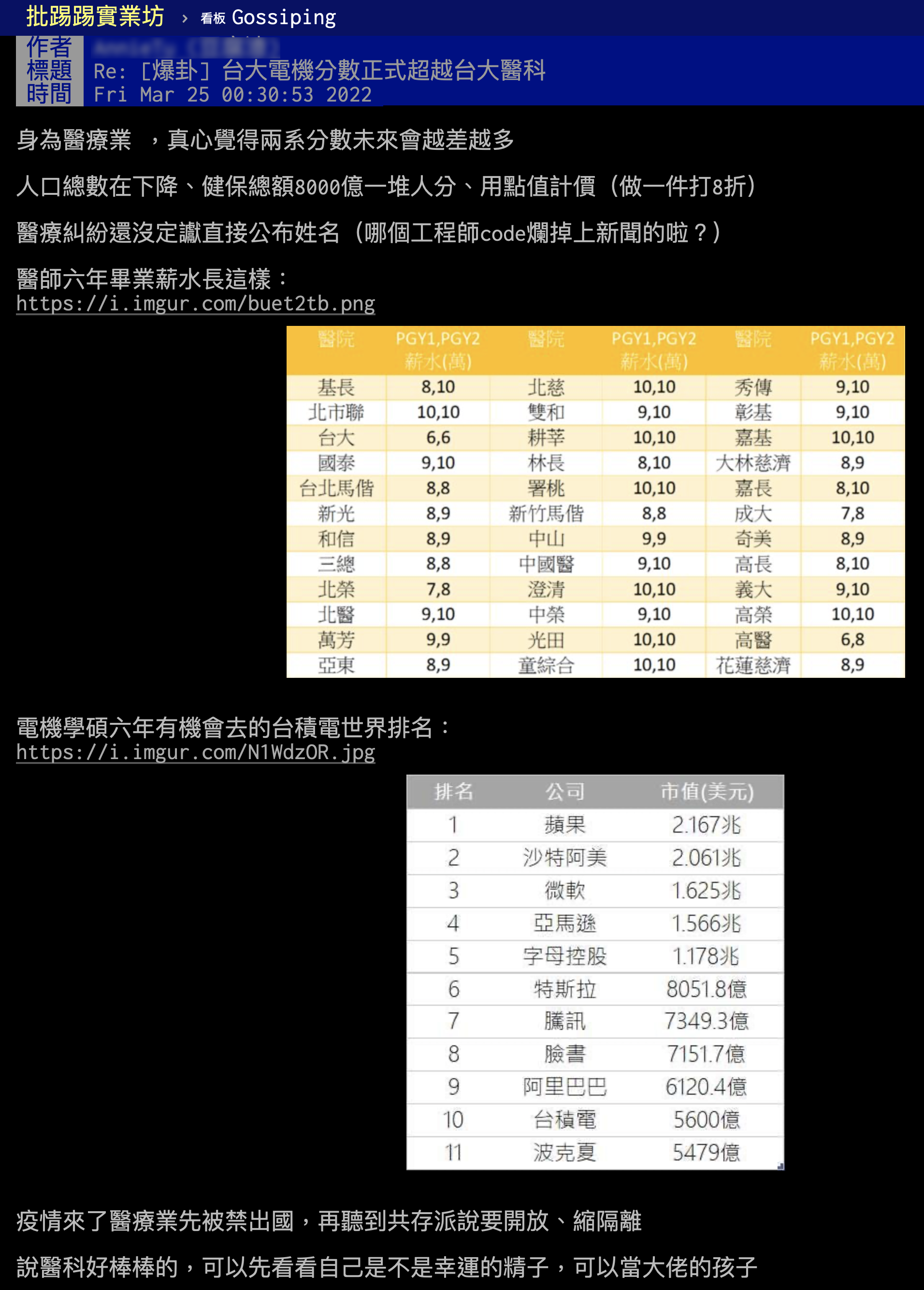 有網友以時間成本還有薪資來分析。(圖/翻攝自PTT)