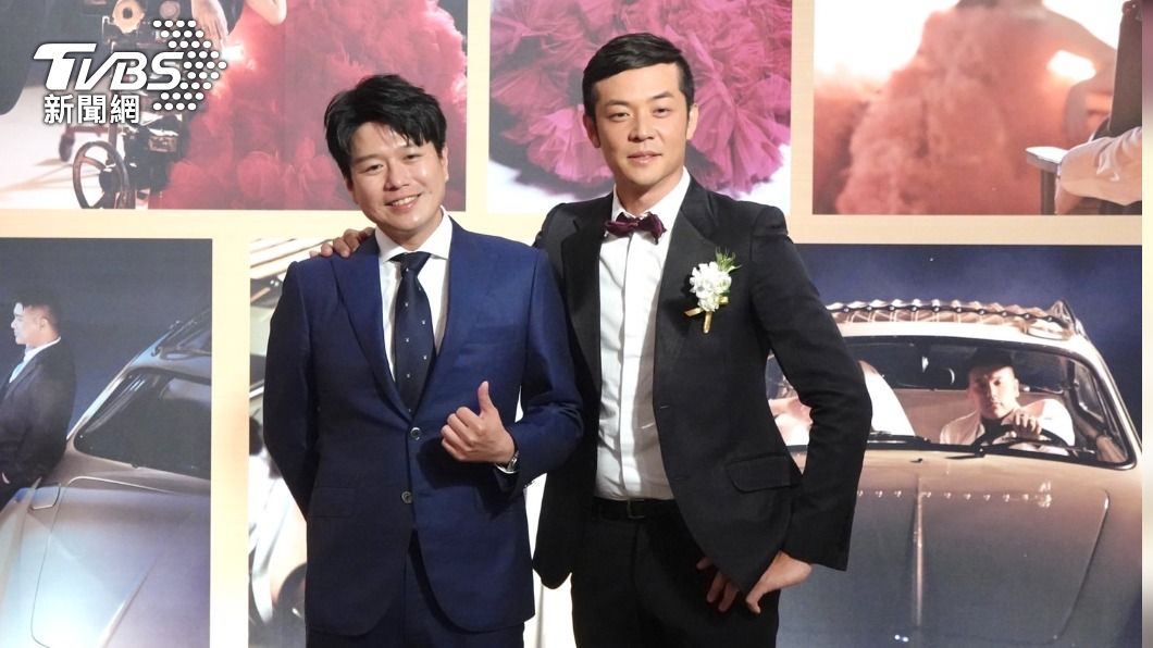 李易及姚元浩也是座上賓,其中姚元浩和邱澤同為伴郎。(圖/黃城碩攝)